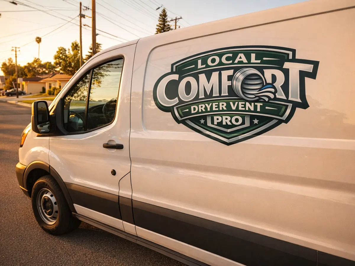 Service van arriving on a Martinez, CA street — local same-day coverage